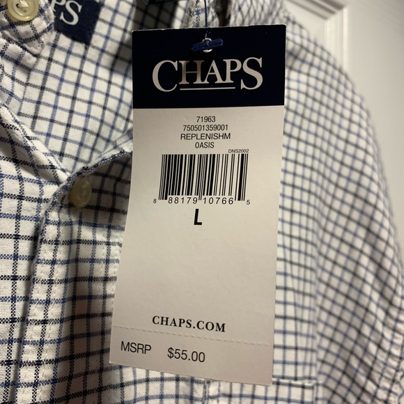 NWT Chaps Long Sleeve Shirt - Picture 4 of 5